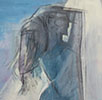 Zonnebaders - Olieverf en houtskool - 120x120