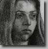Katja - Houtskool en krijt - 65x50