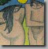 Adam en Eva - Pastel - Lentebron - 60x34 - Zomerspiegeling - 60x46 - Winterreis - 60x34