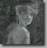Avondbader - Houtskool - 100x31